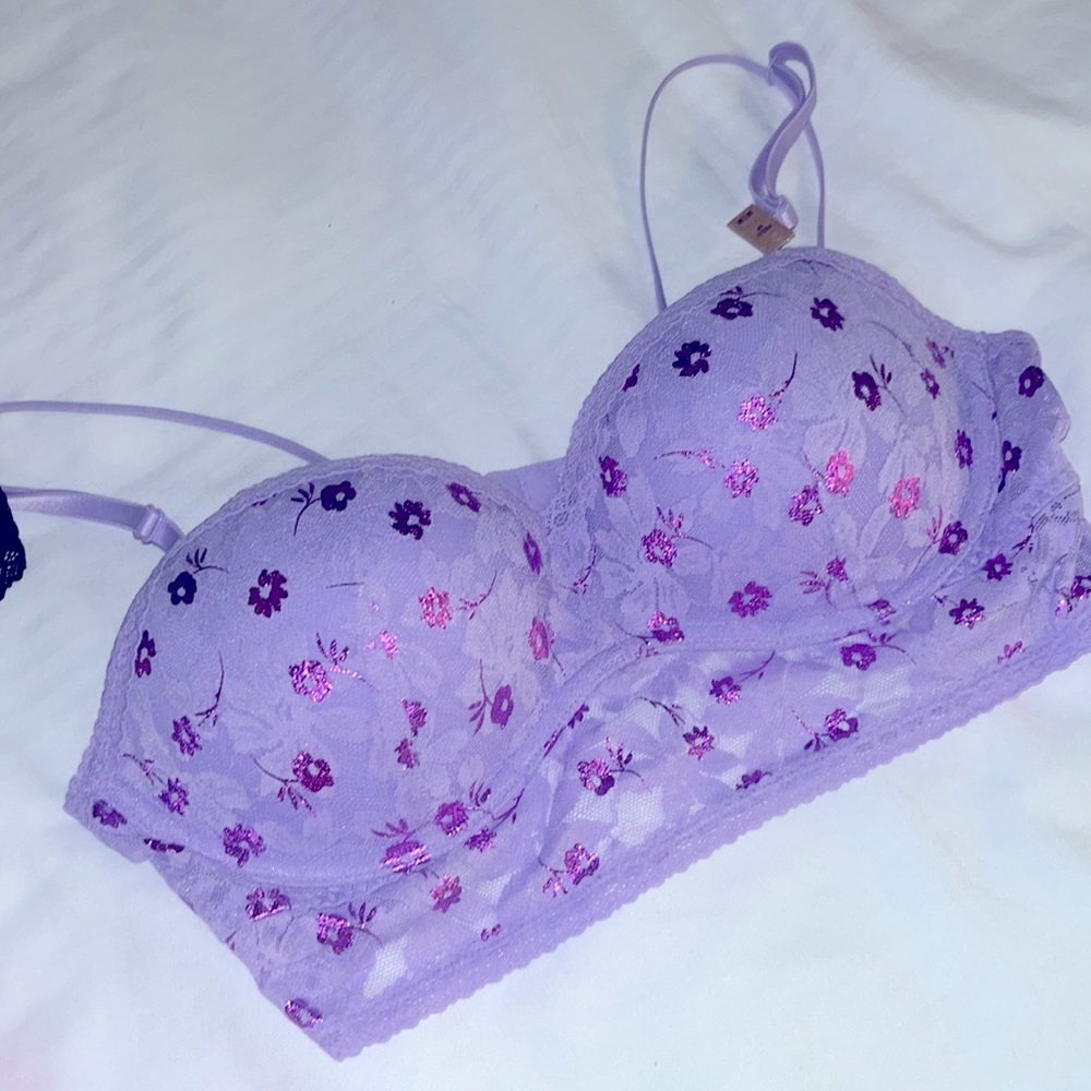 Victoria’s Secret PINK Lavender Push Up Bralette, Sz M NWOT - Picture 1 of 2